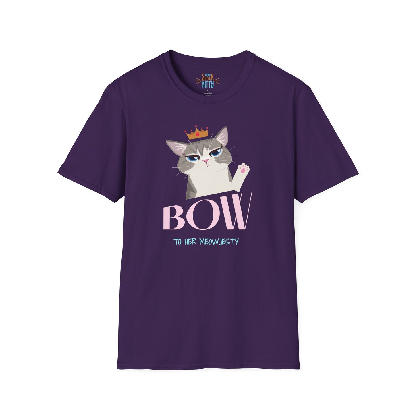 Bow To Her Meowjesty - Unisex T-Shirt