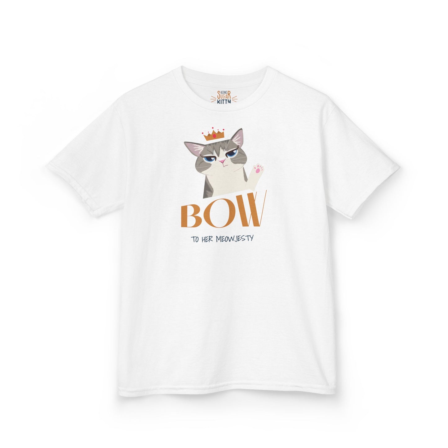 Bow To Her Meowjesty - Kids Heavy Cotton™ Tee