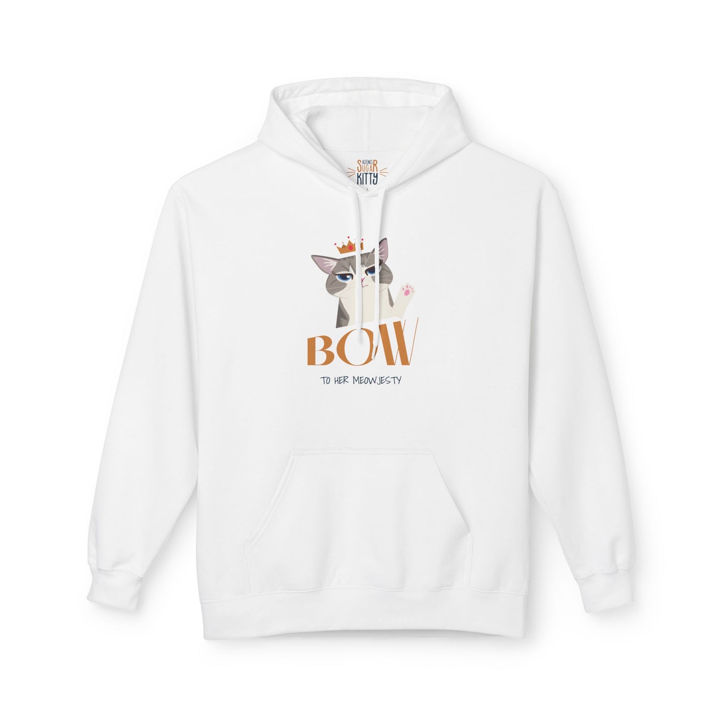 Bow To Her Meowjesty - Unisex Hoodie