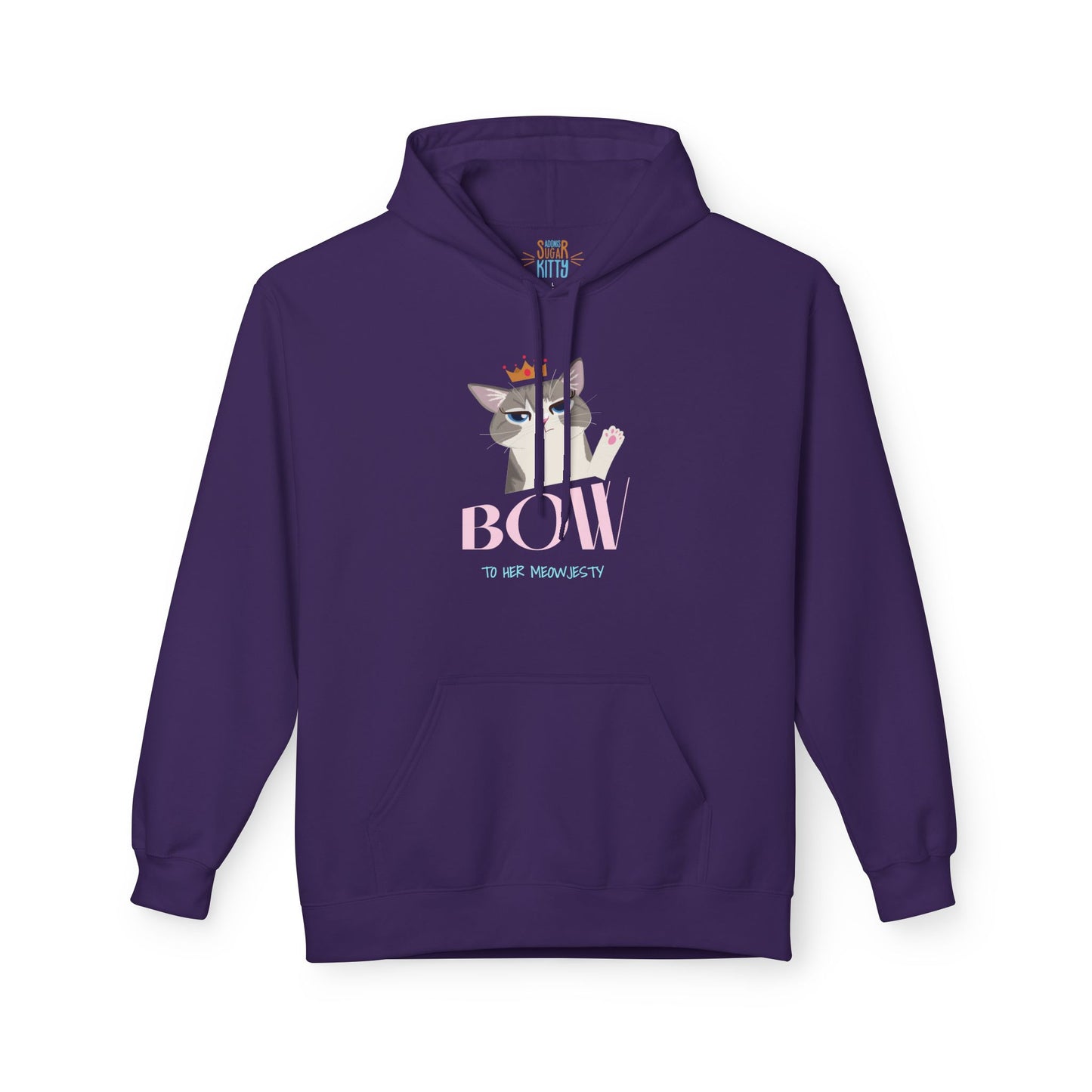 Bow To Her Meowjesty - Unisex Hoodie