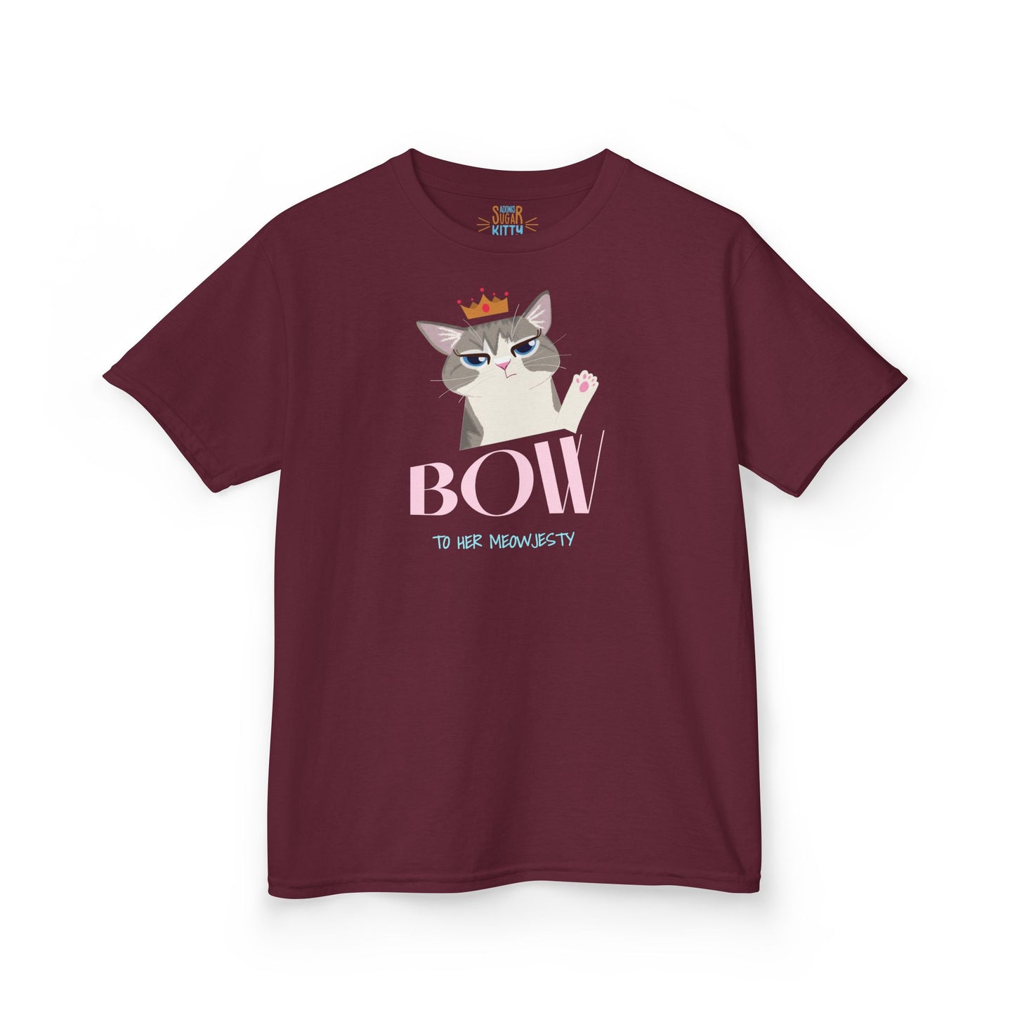 Bow To Her Meowjesty - Kids Heavy Cotton™ Tee