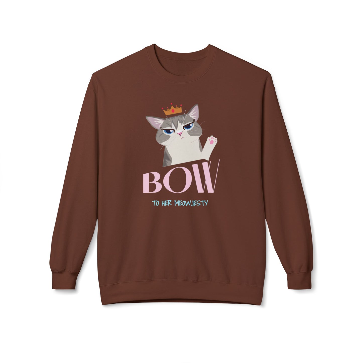 Bow To Her Meowjesty - Unisex Sweatshirt