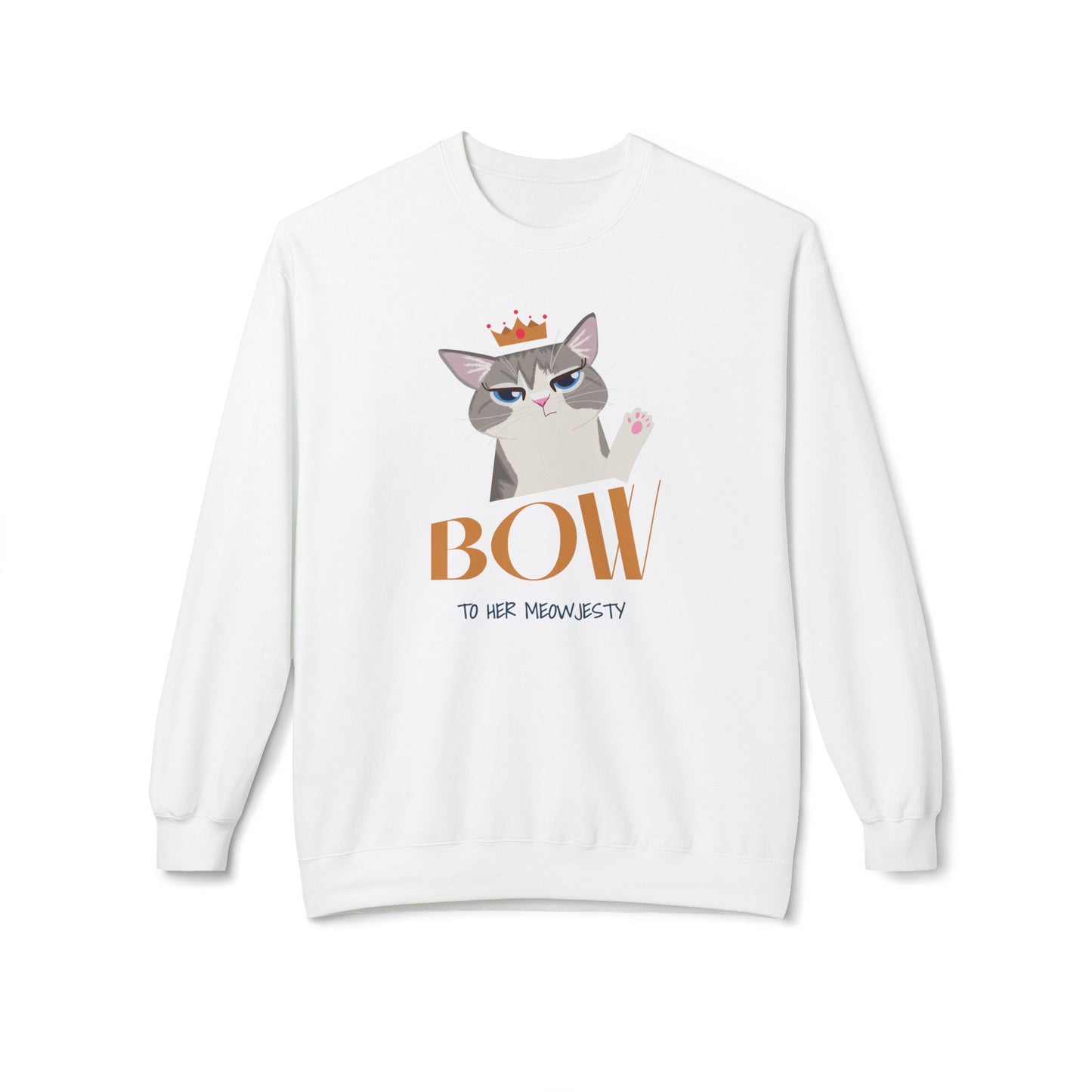 Bow To Her Meowjesty - Unisex Sweatshirt