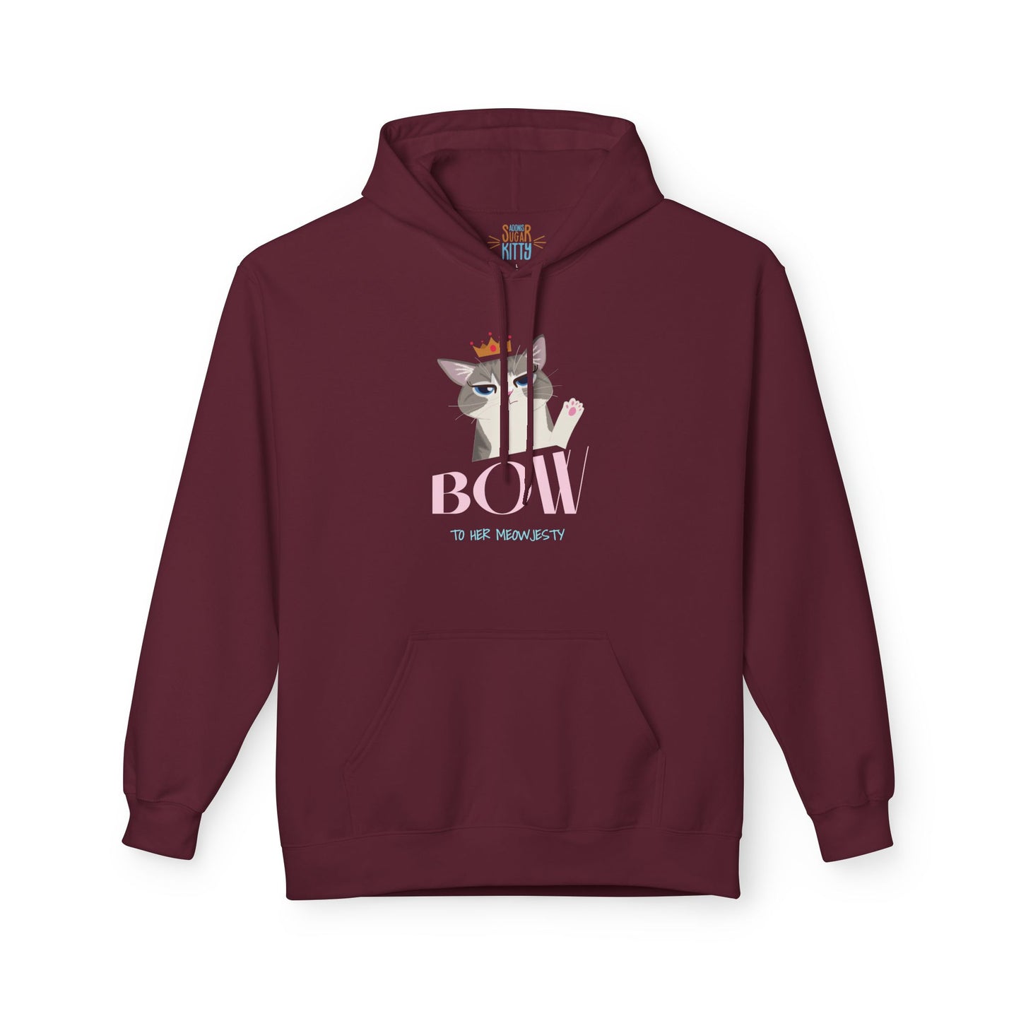 Bow To Her Meowjesty - Unisex Hoodie