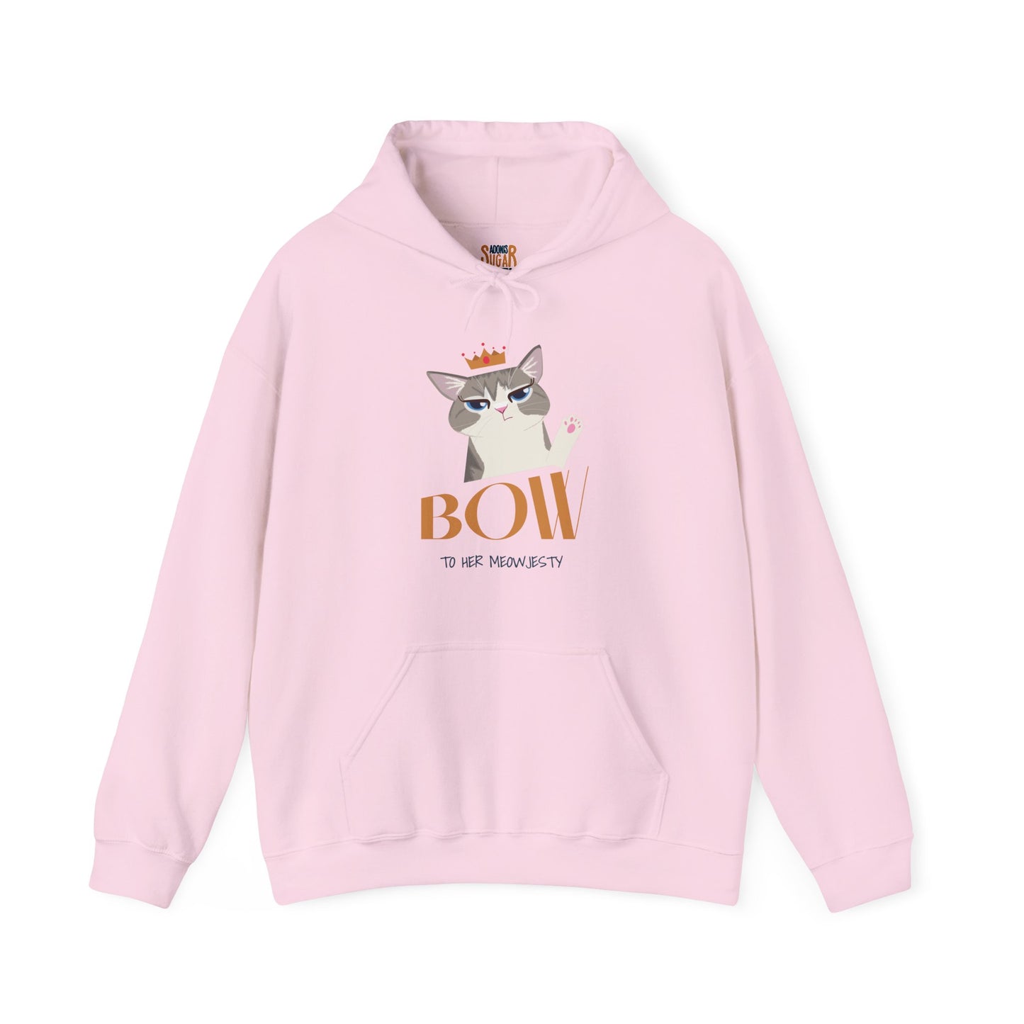 Bow To Her Meowjesty - Unisex Hoodie