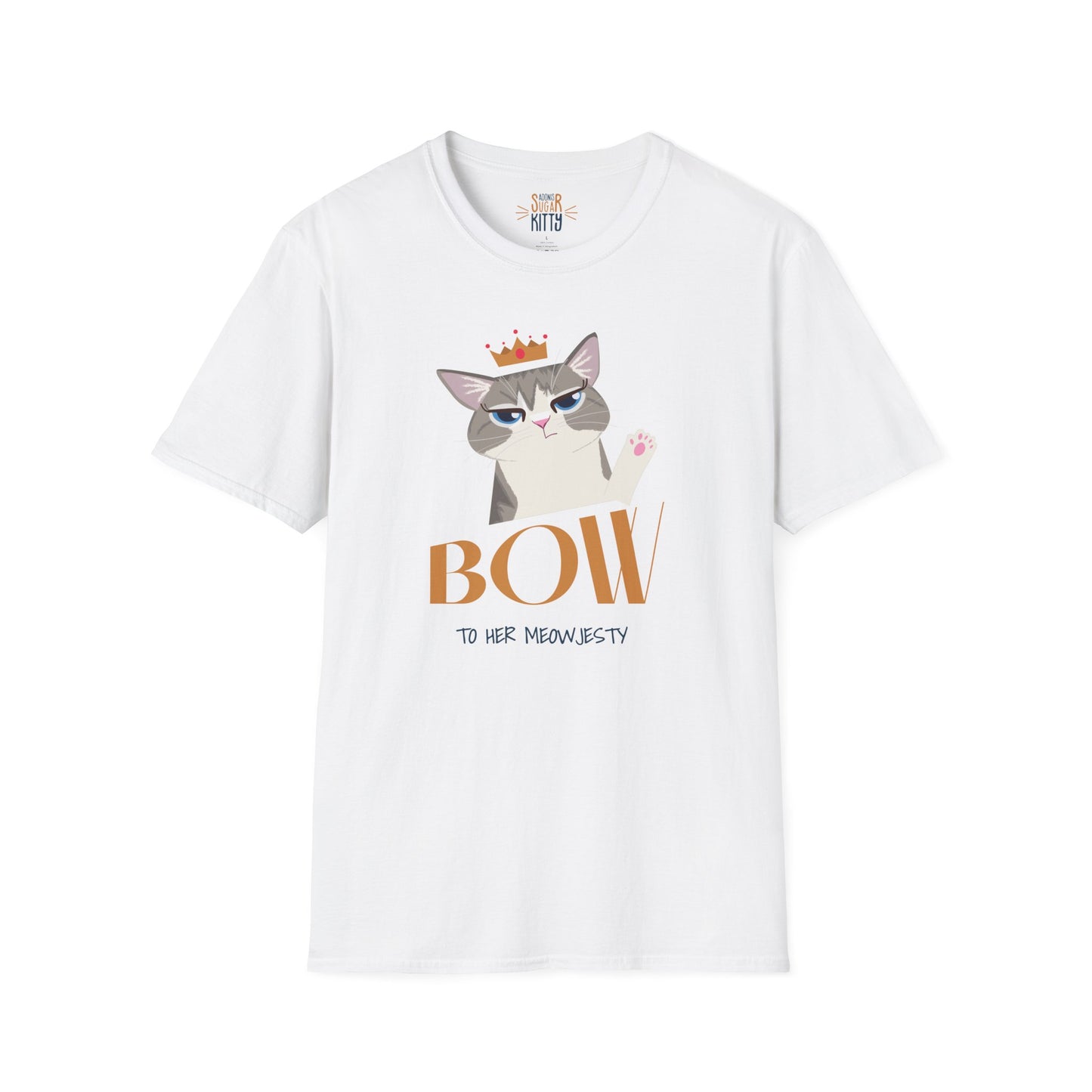 Bow To Her Meowjesty - Unisex T-Shirt