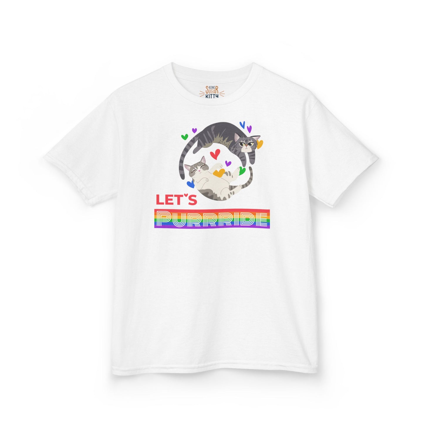 Let’s PURRRIDE / Loud & Proud – Kids Heavy Cotton™ Tee