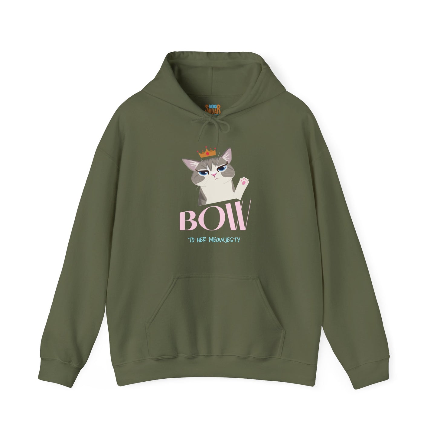 Bow To Her Meowjesty - Unisex Hoodie