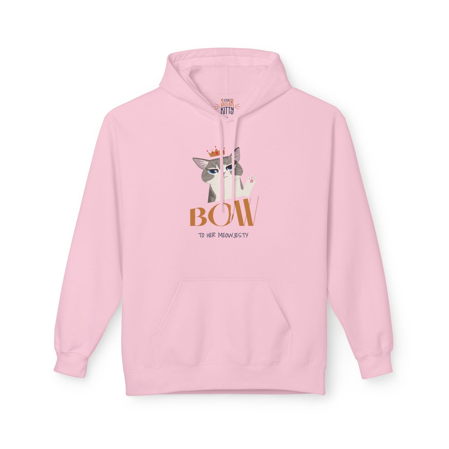 Bow To Her Meowjesty - Unisex Hoodie