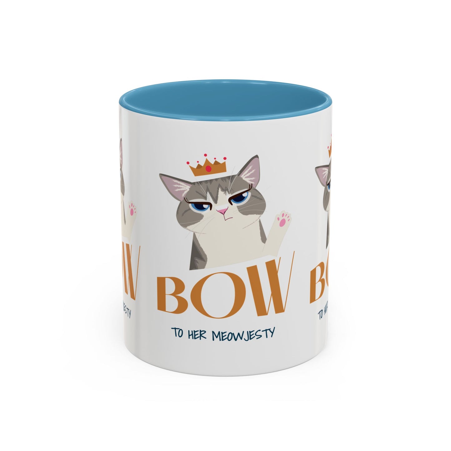 Bow to Her Meowjesty - Coffee Mug