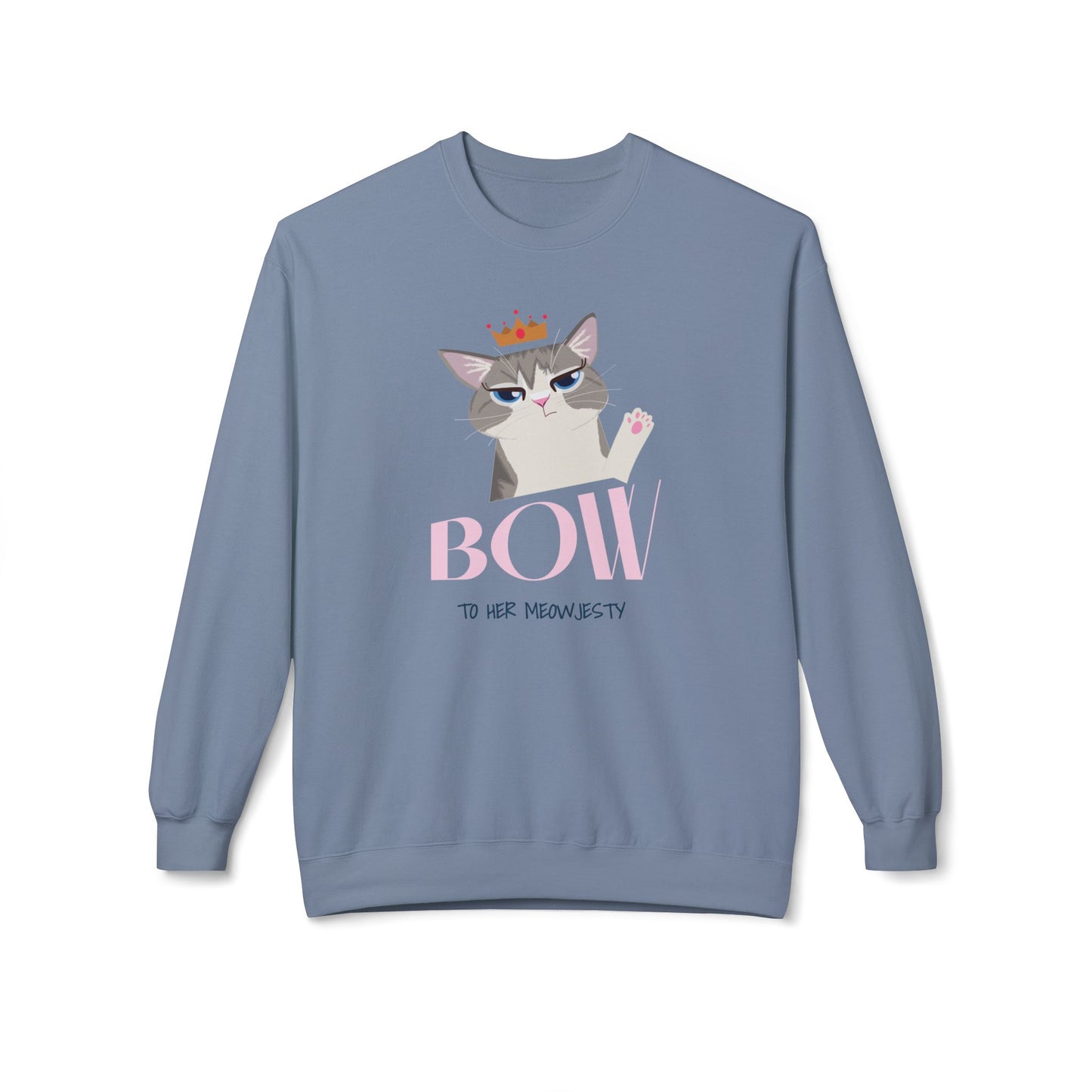 Bow To Her Meowjesty - Unisex Sweatshirt