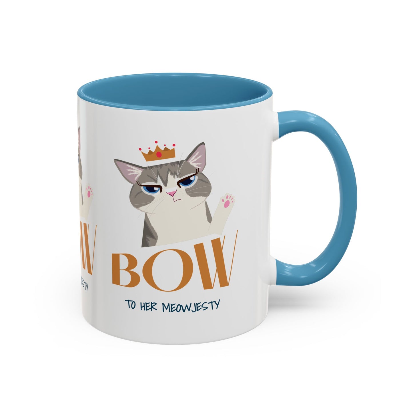 Bow to Her Meowjesty - Coffee Mug