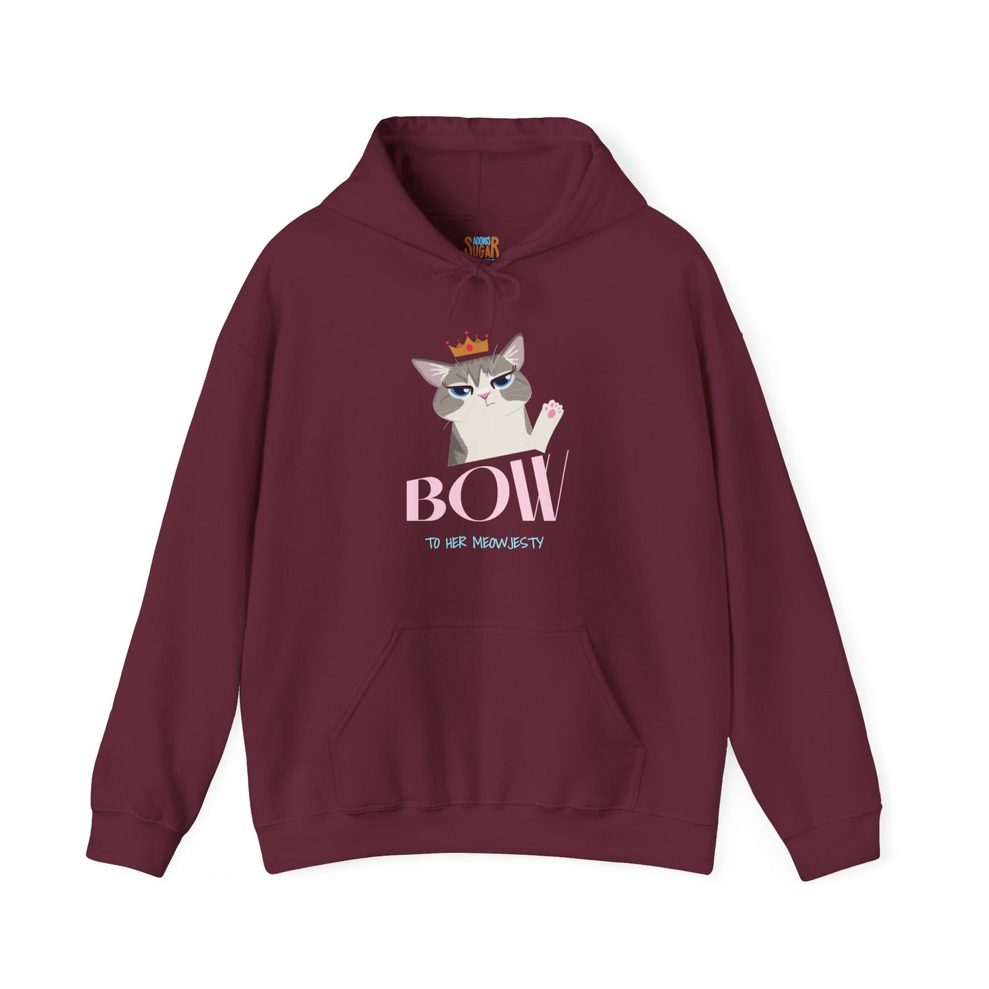 Bow To Her Meowjesty - Unisex Hoodie