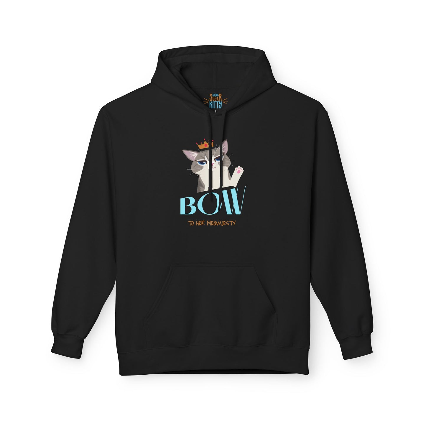 Bow To Her Meowjesty - Unisex Hoodie