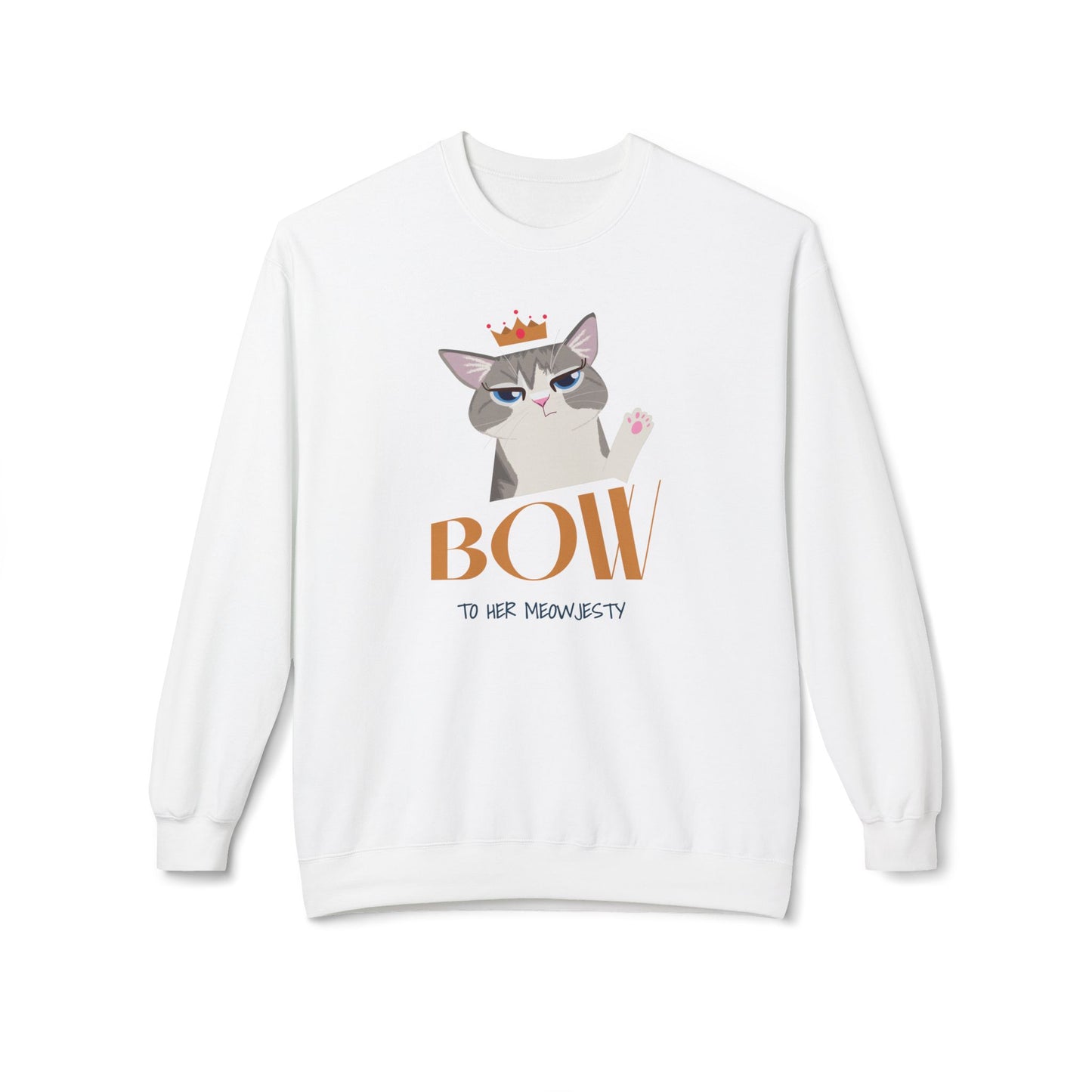 Bow To Her Meowjesty - Unisex Sweatshirt