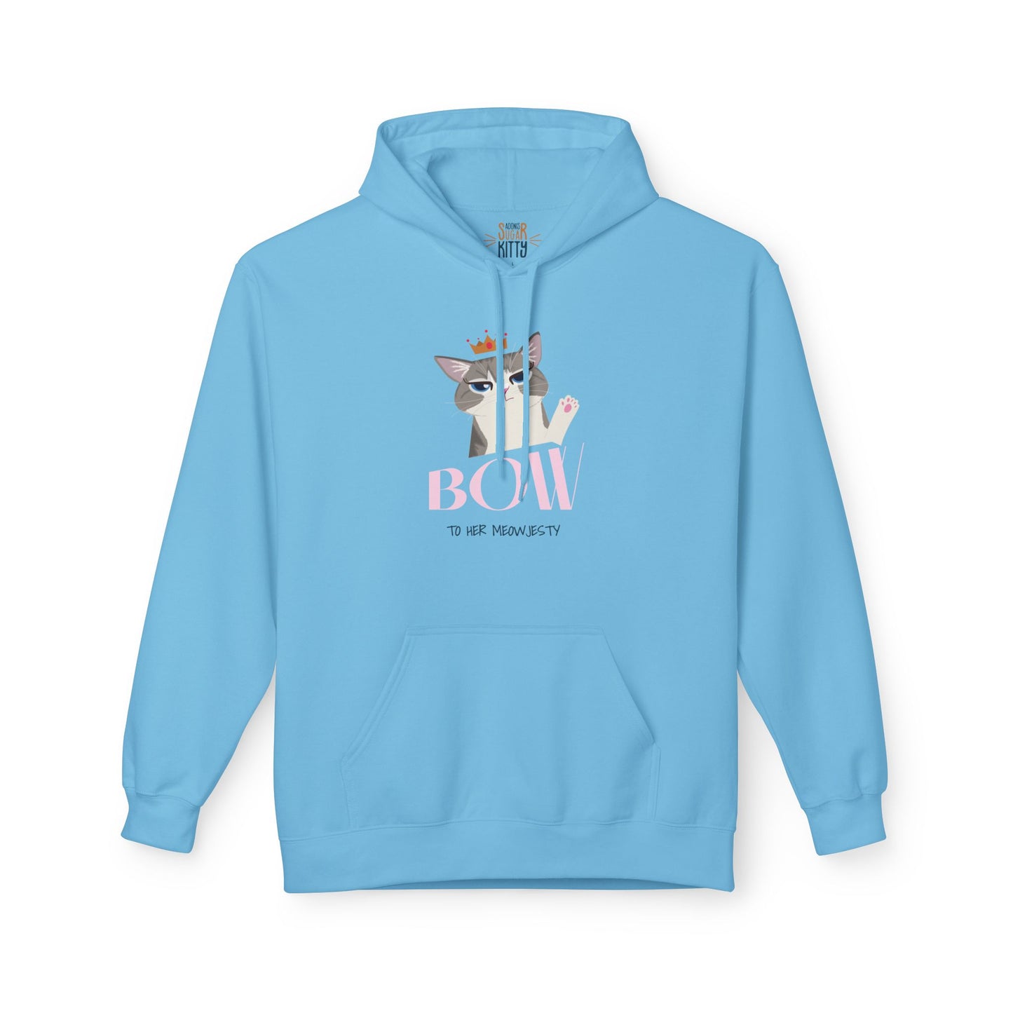 Bow To Her Meowjesty - Unisex Hoodie