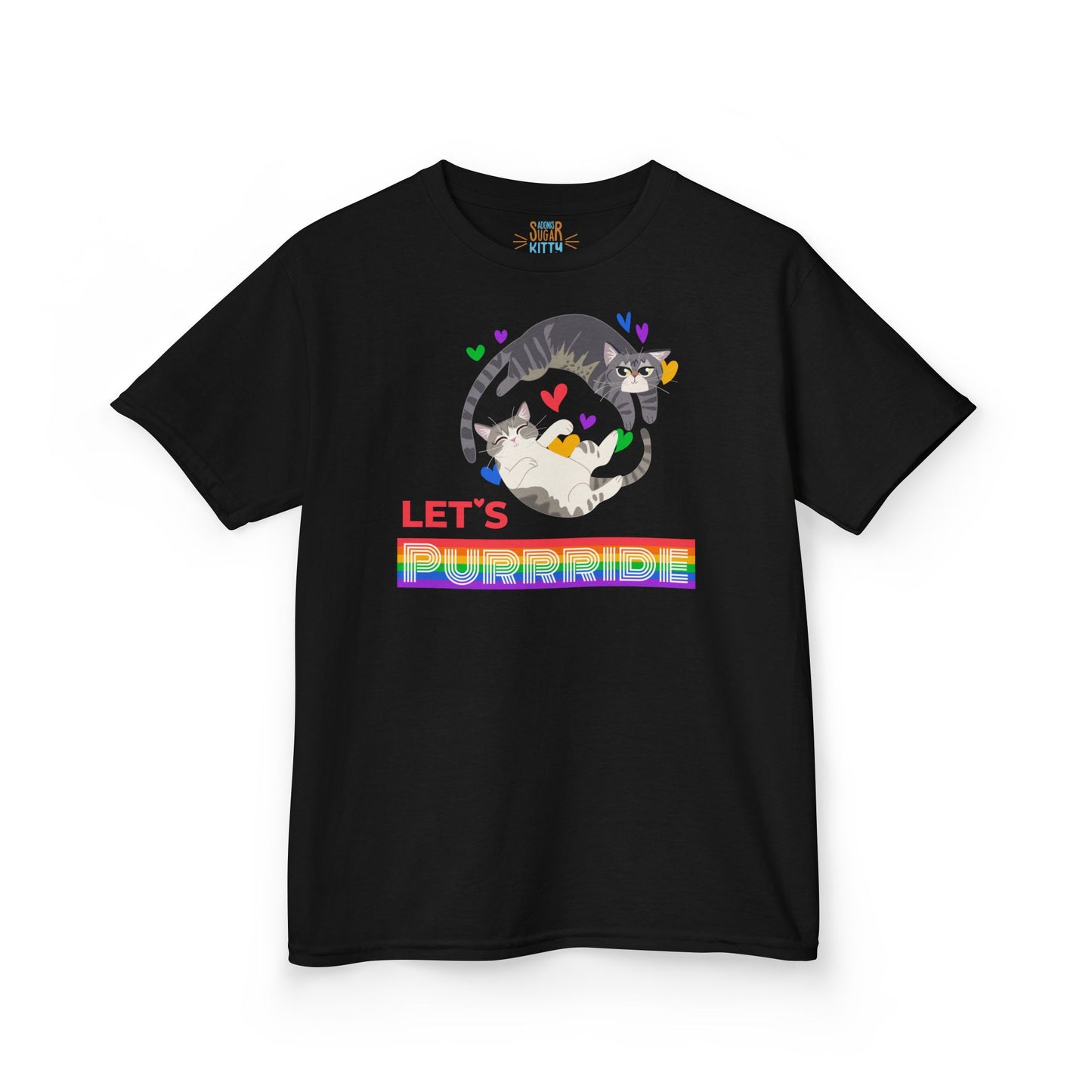Let’s PURRRIDE / Loud & Proud – Kids Heavy Cotton™ Tee