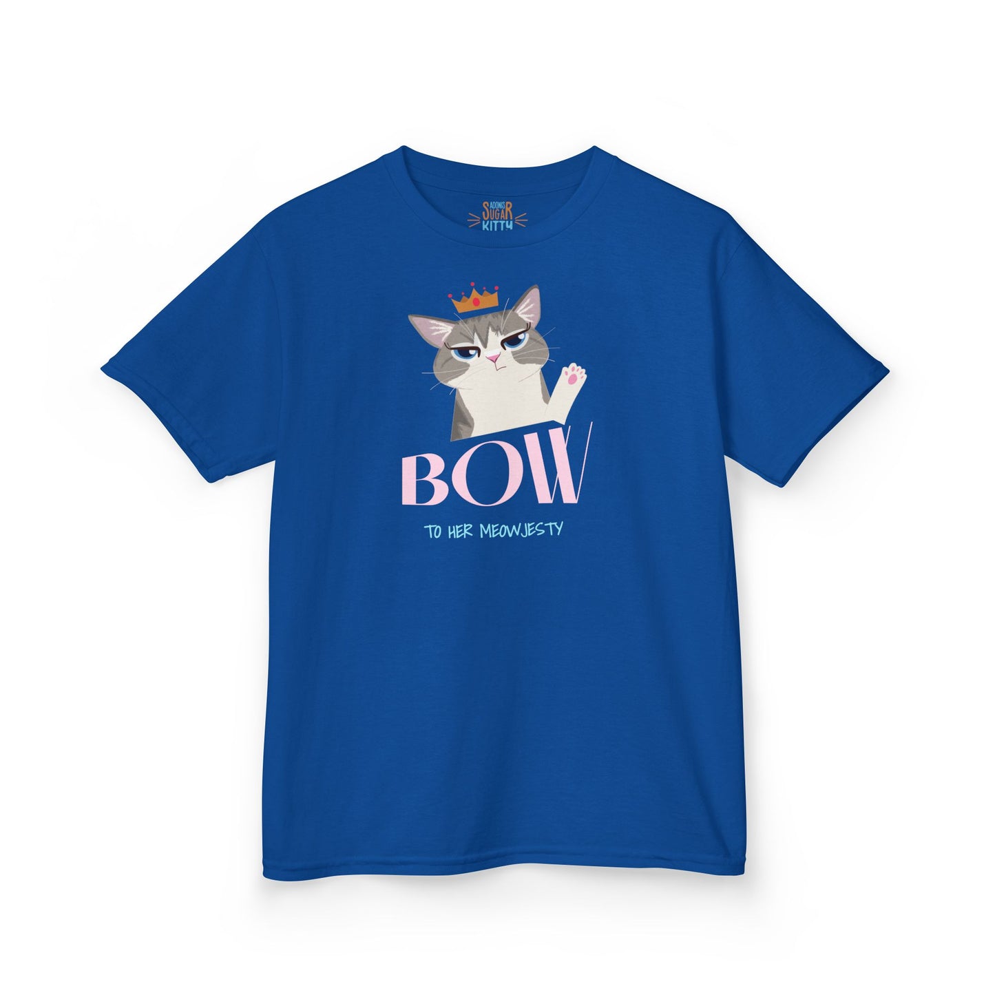 Bow To Her Meowjesty - Kids Heavy Cotton™ Tee