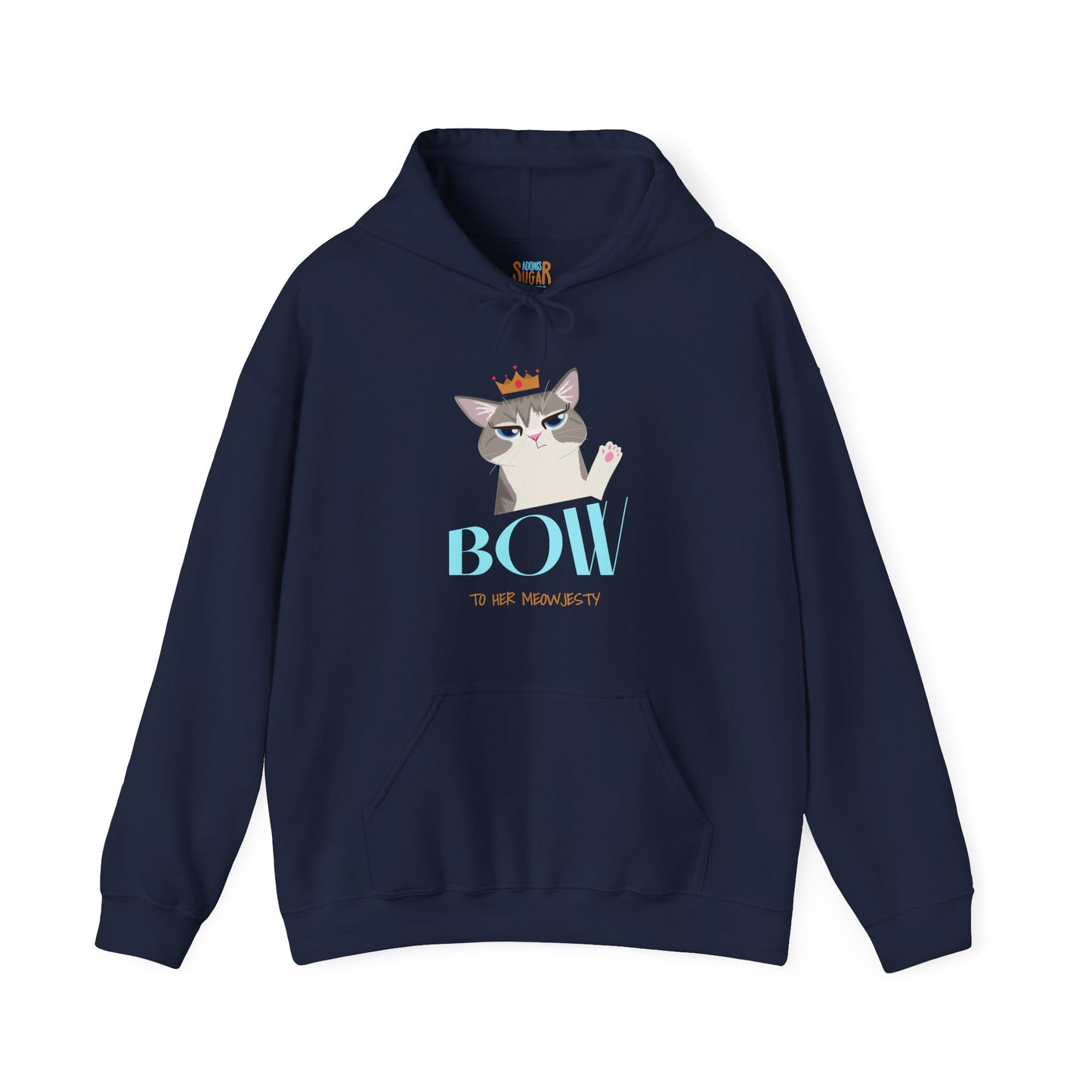Bow To Her Meowjesty - Unisex Hoodie