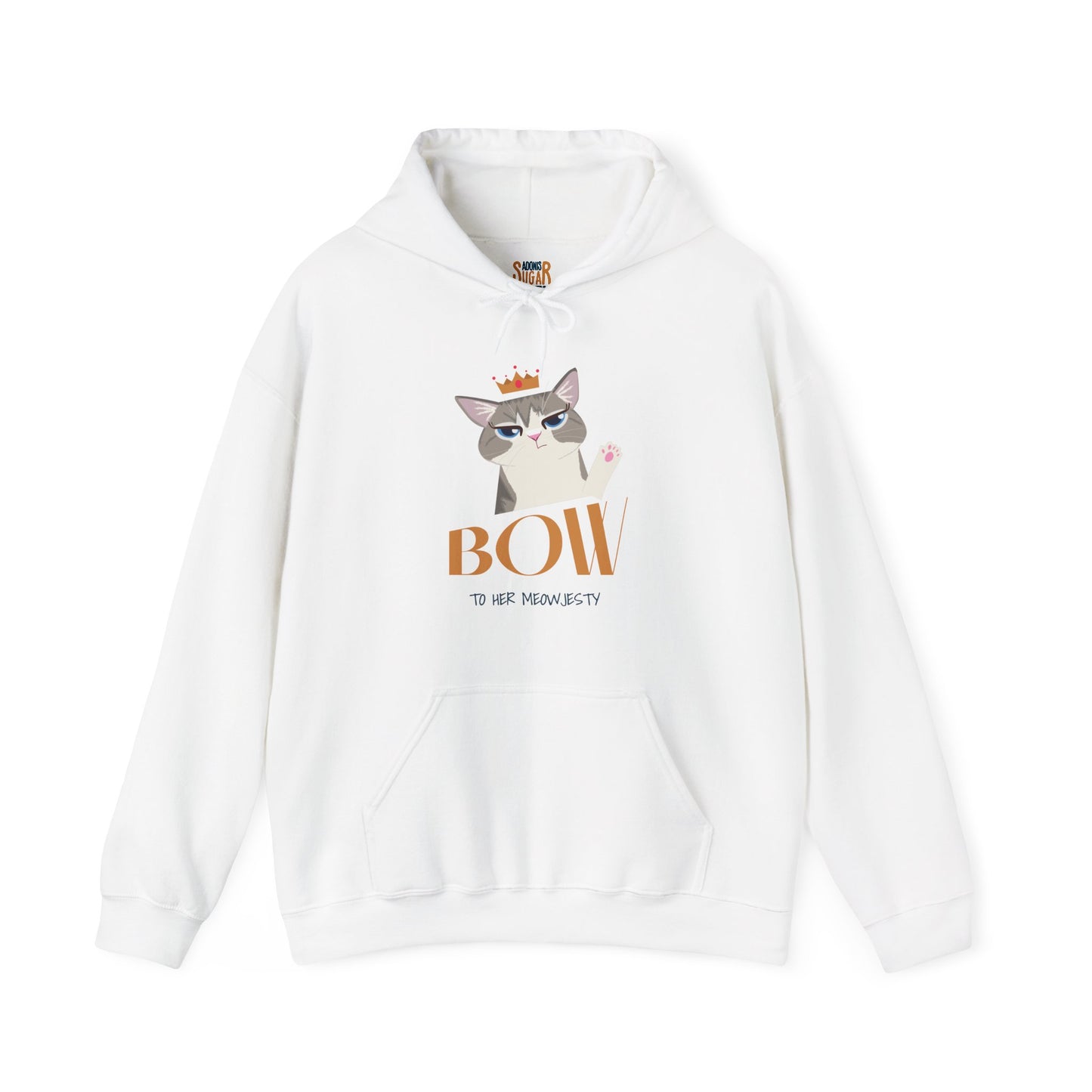 Bow To Her Meowjesty - Unisex Hoodie