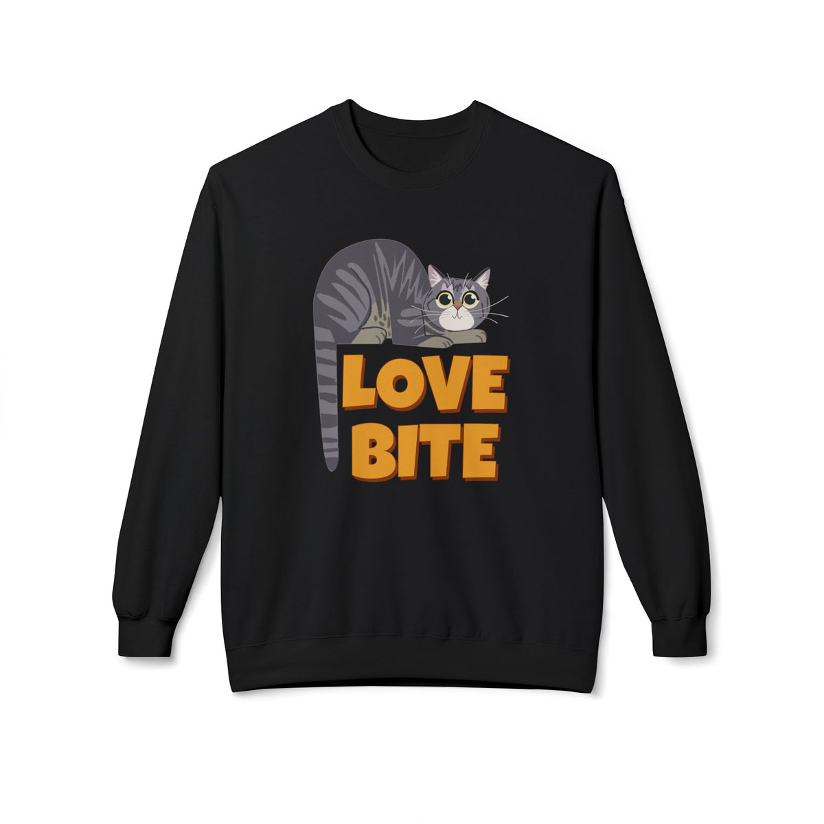 LOVE BITE - Unisex Sweatshirt Black