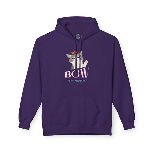 Bow To Her Meowjesty - Unisex Hoodie