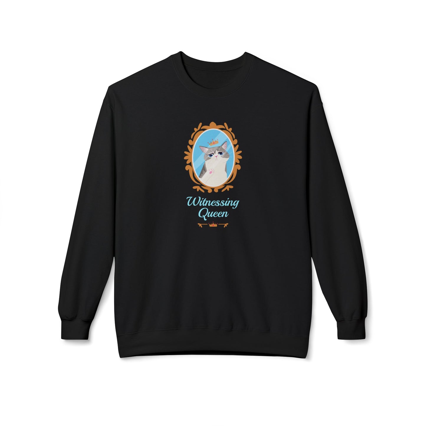 Witnessing Queen - Unisex Sweatshirt Black