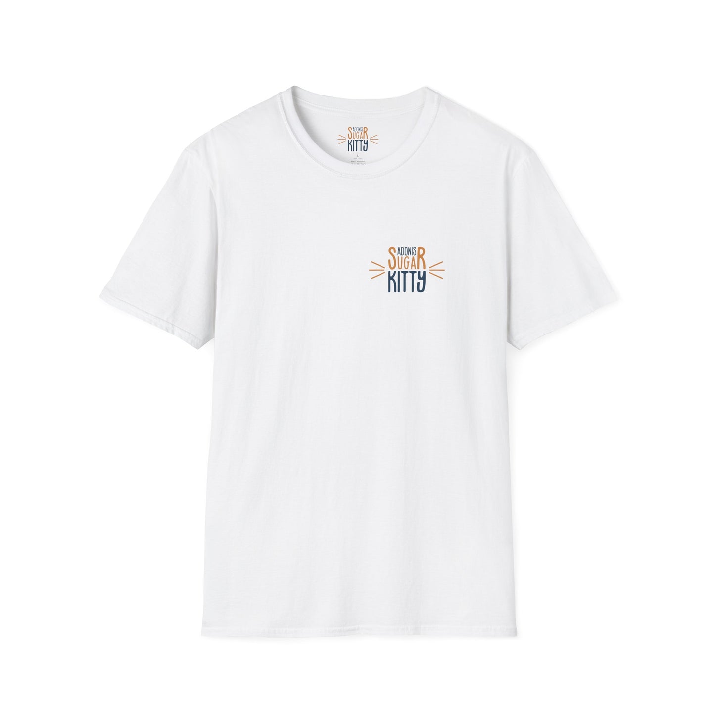Adonis Sugar Kitty Signature/Mark - Unisex T-Shirt White