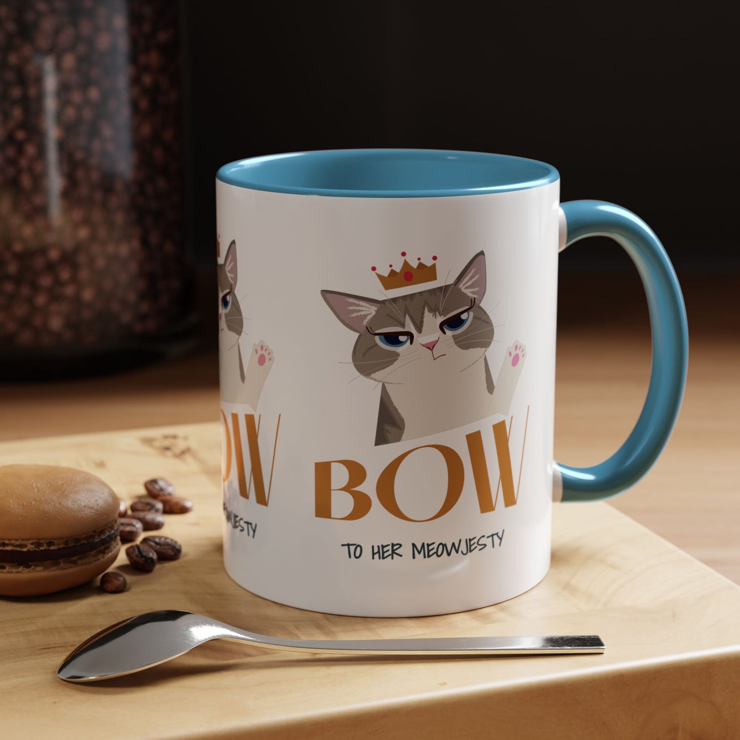 Bow to Her Meowjesty - Coffee Mug