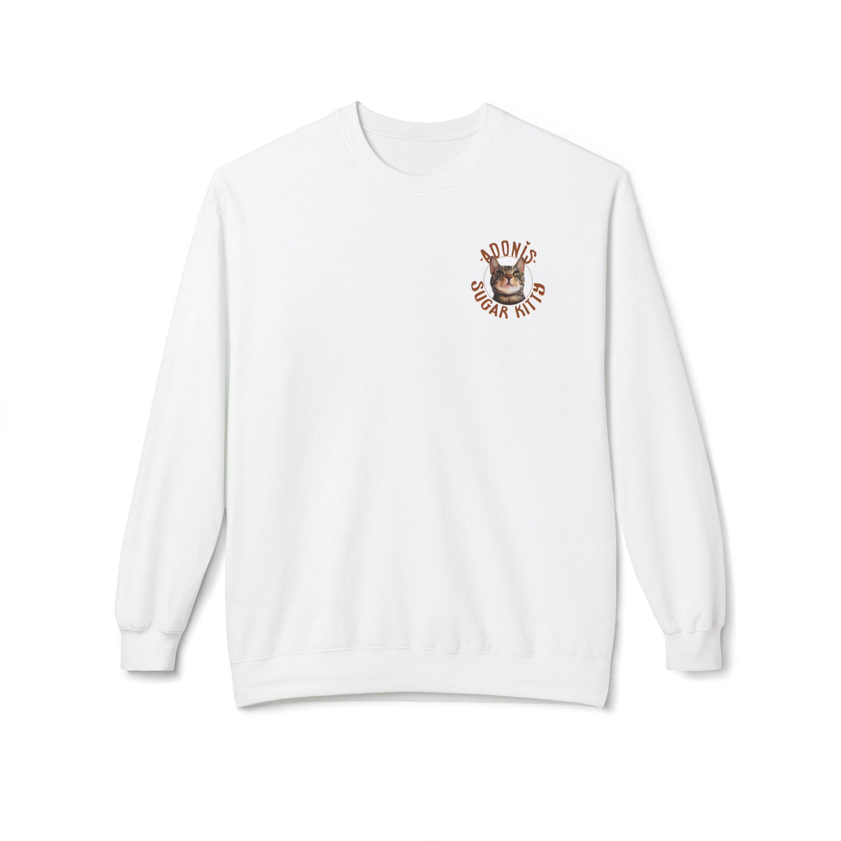Adonis Sugar Kitty Signature - Unisex Sweatshirt White