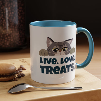 LIVE. LOVE. TREATS. - Coffee Mug