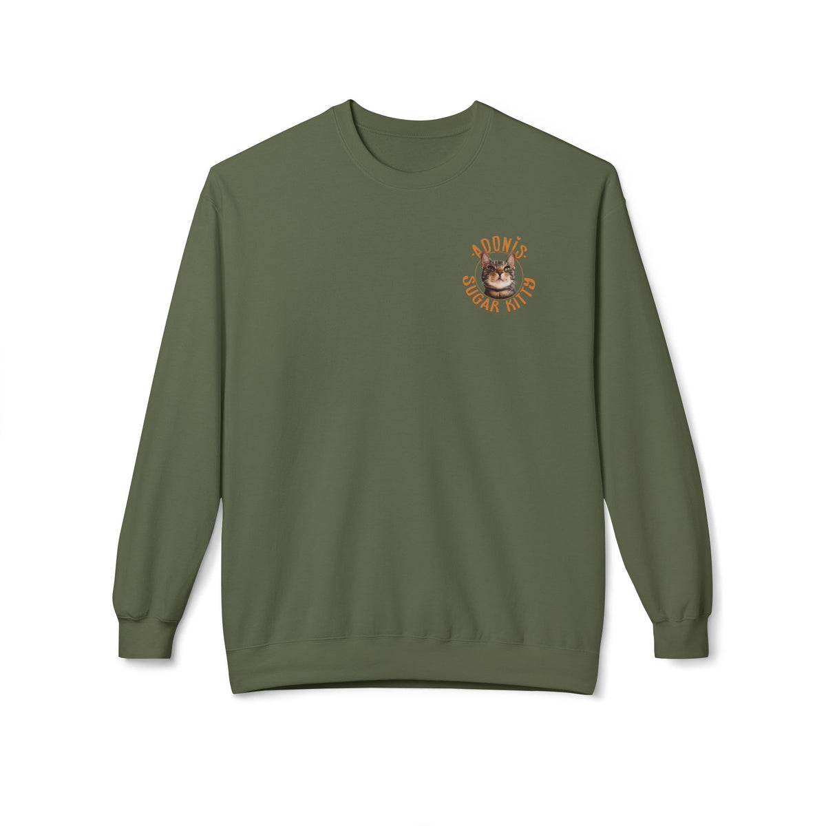 Adonis Sugar Kitty Signature - Unisex Sweatshirt Military Green