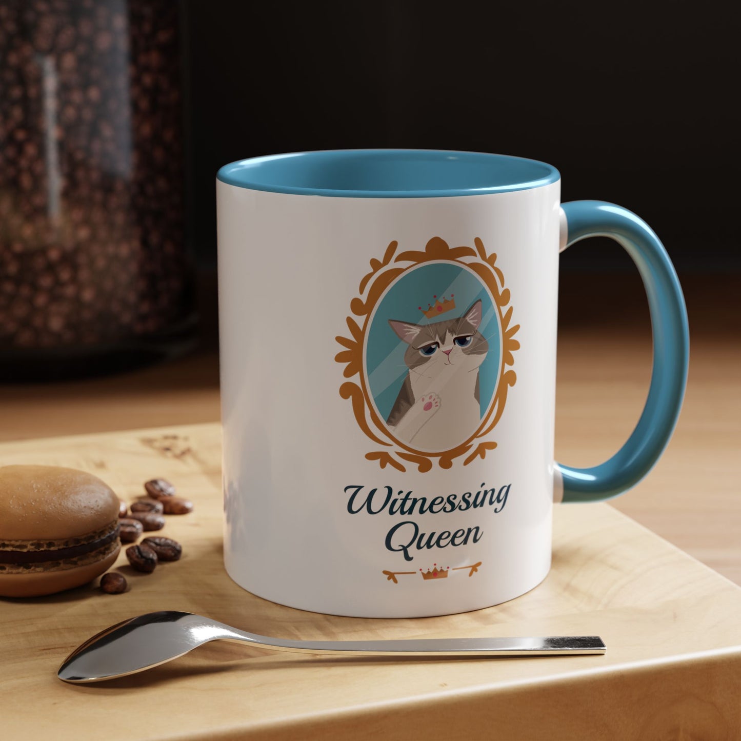 Witnessing Queen - Coffee Mug 11oz Light Blue