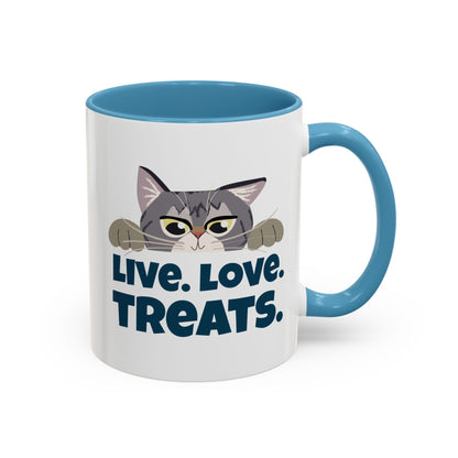 LIVE. LOVE. TREATS. - Coffee Mug