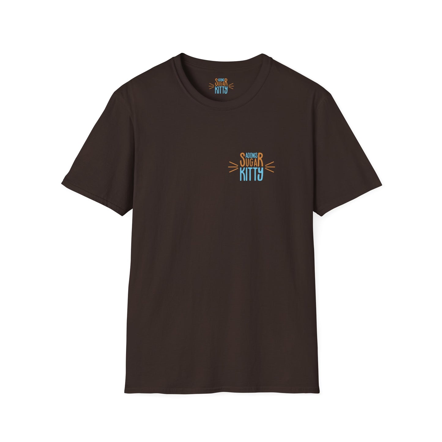 Adonis Sugar Kitty Signature/Mark - Unisex T-Shirt Dark Chocolate