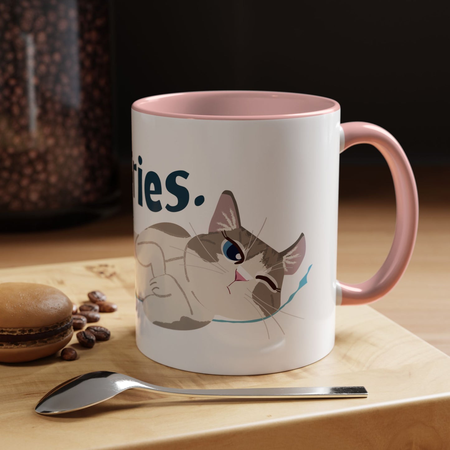 Boundaries. - Coffee Mug 11oz Pink