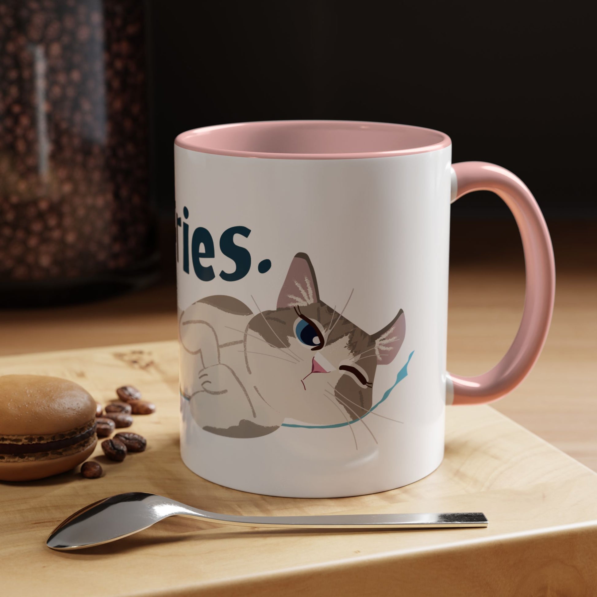 Boundaries. - Coffee Mug 11oz Pink