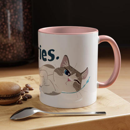 Boundaries. - Coffee Mug 11oz Pink