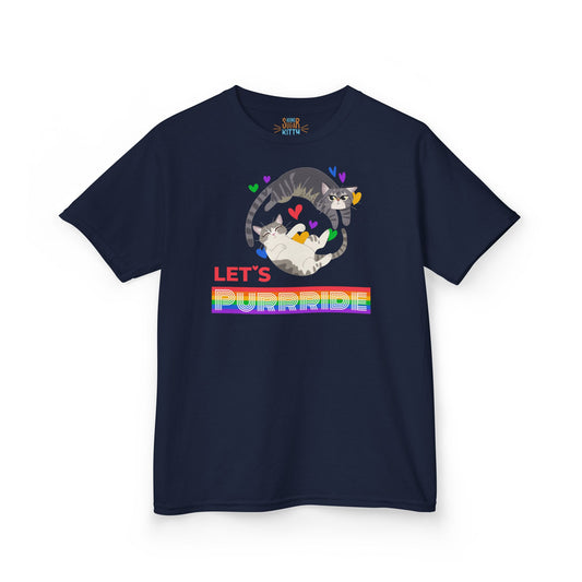 Let’s PURRRIDE / Loud & Proud – Kids Heavy Cotton™ Tee