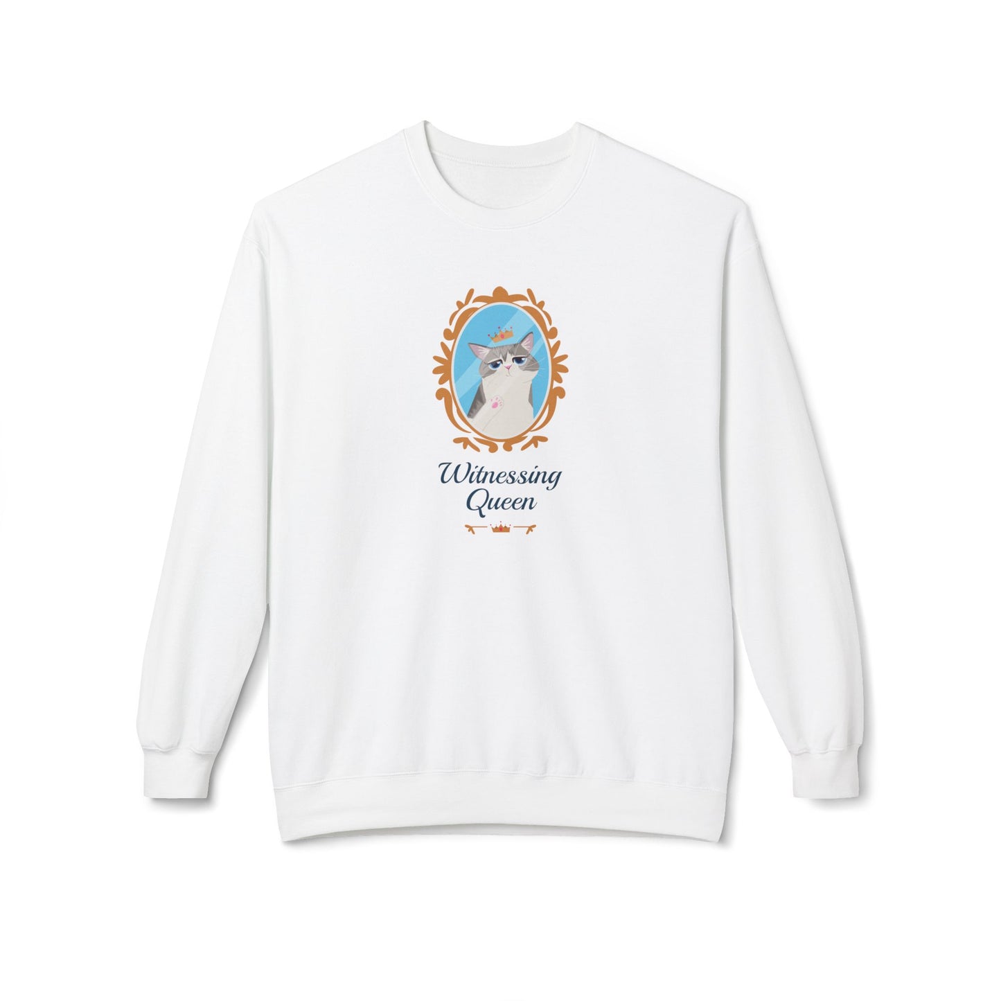 Witnessing Queen - Unisex Sweatshirt White