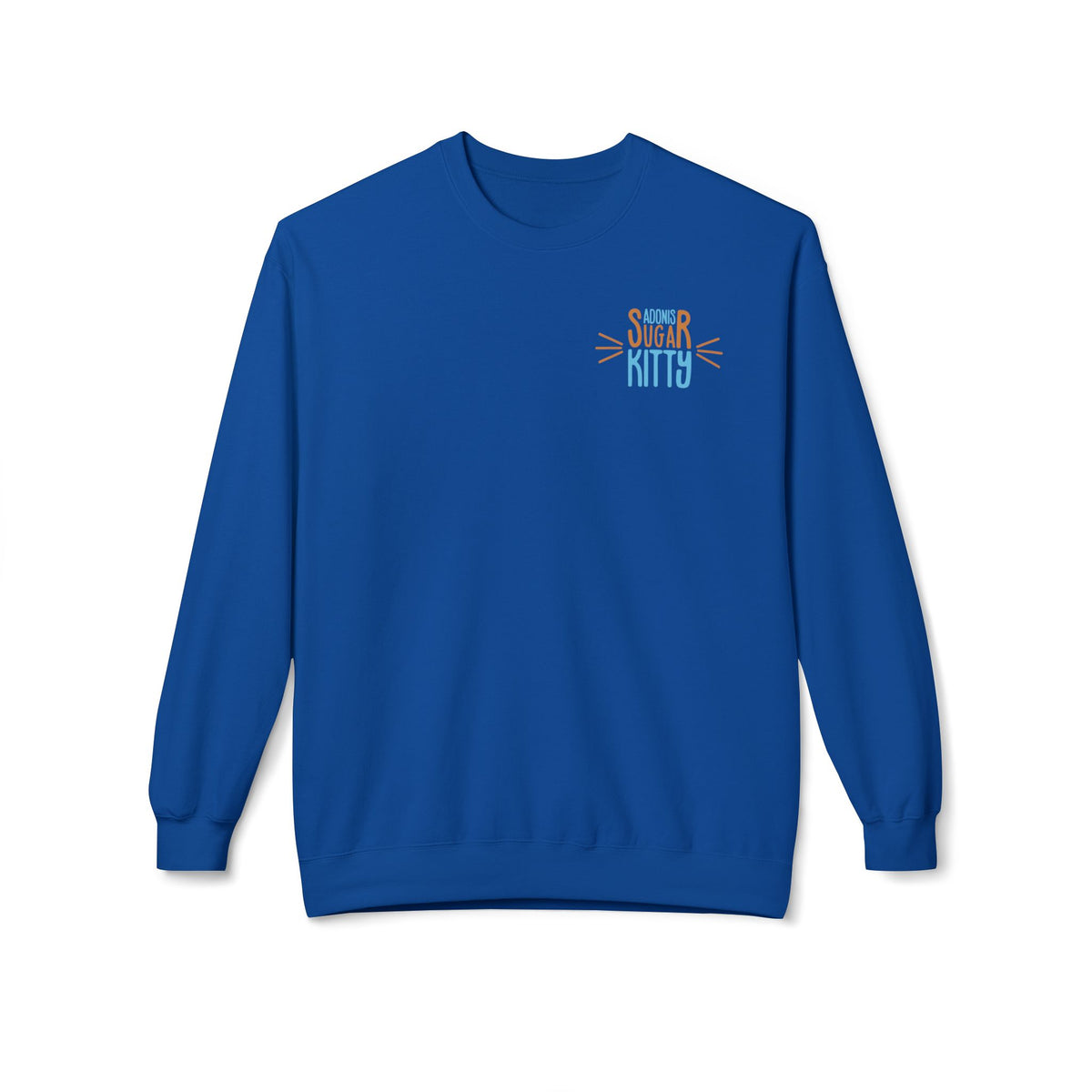 Adonis Sugar Kitty Signature/Mark - Unisex Sweatshirt Royal