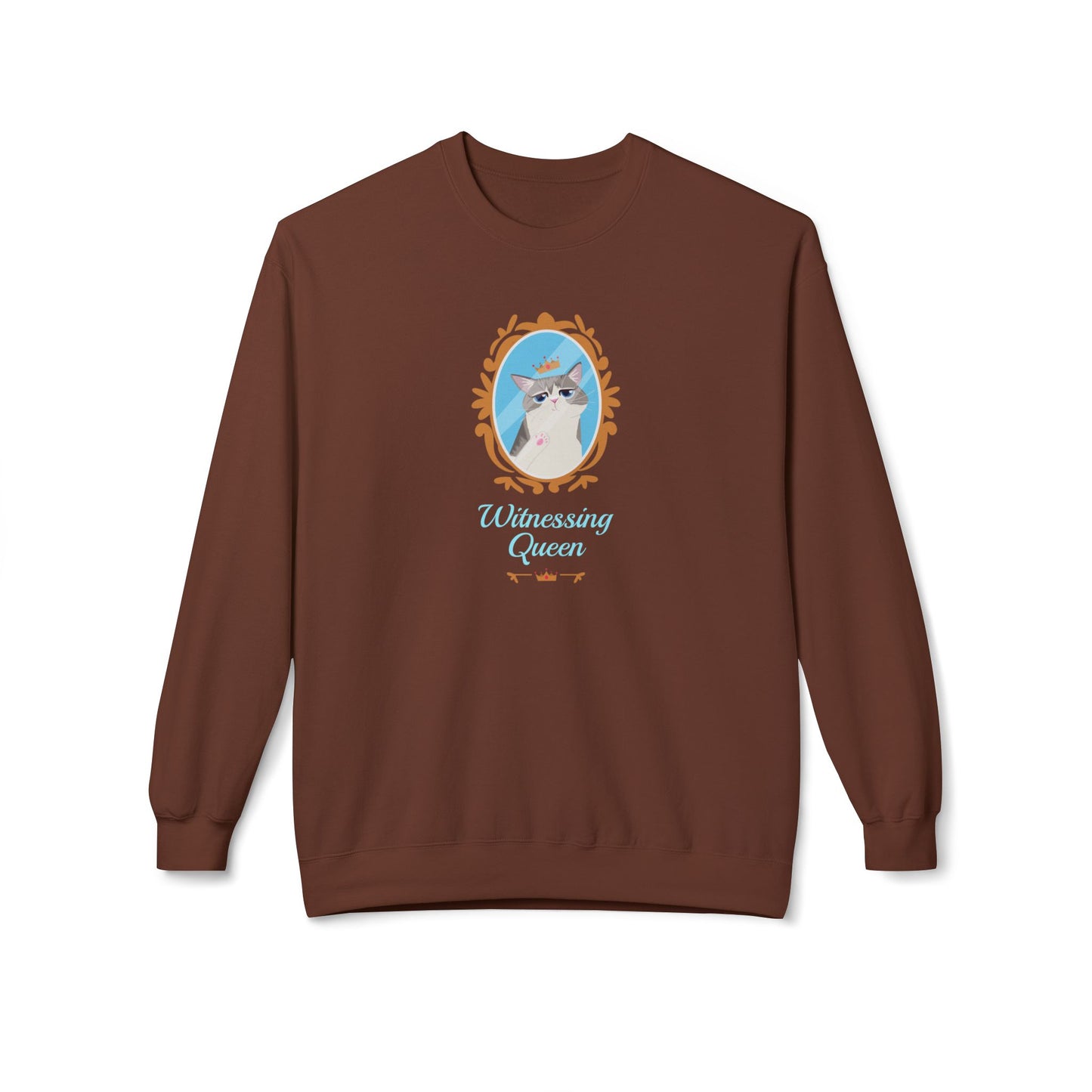 Witnessing Queen - Unisex Sweatshirt Cocoa