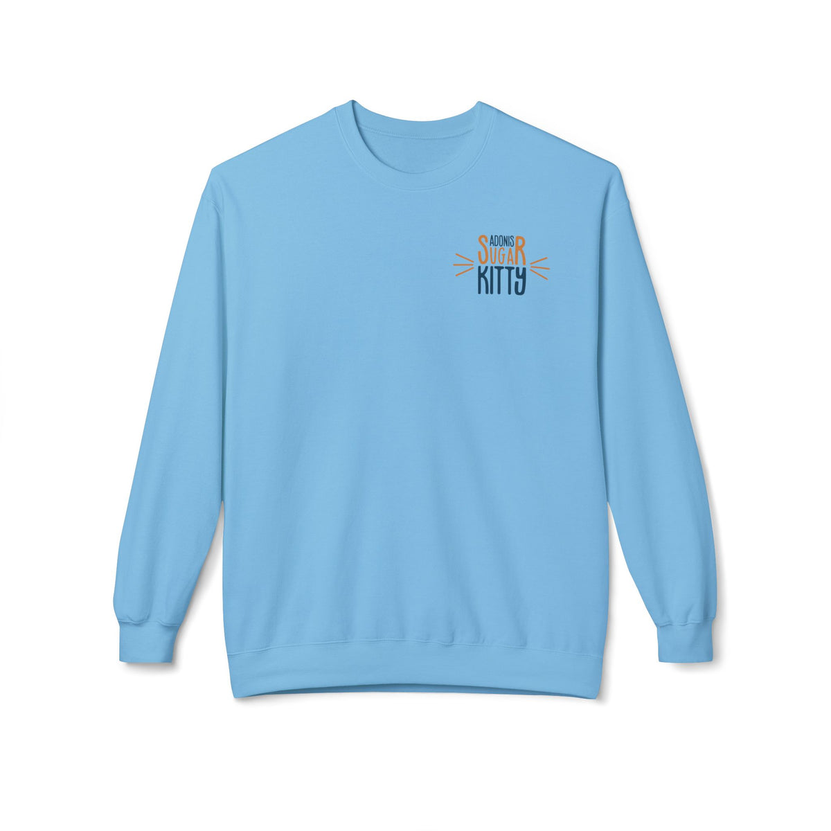 Adonis Sugar Kitty Signature/Mark - Unisex Sweatshirt Sky