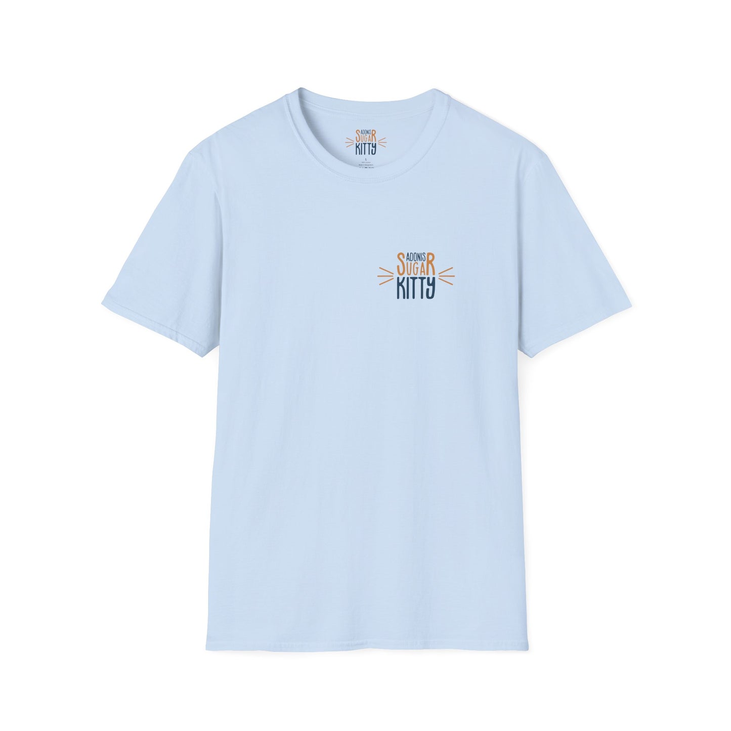 Adonis Sugar Kitty Signature/Mark - Unisex T-Shirt Light Blue