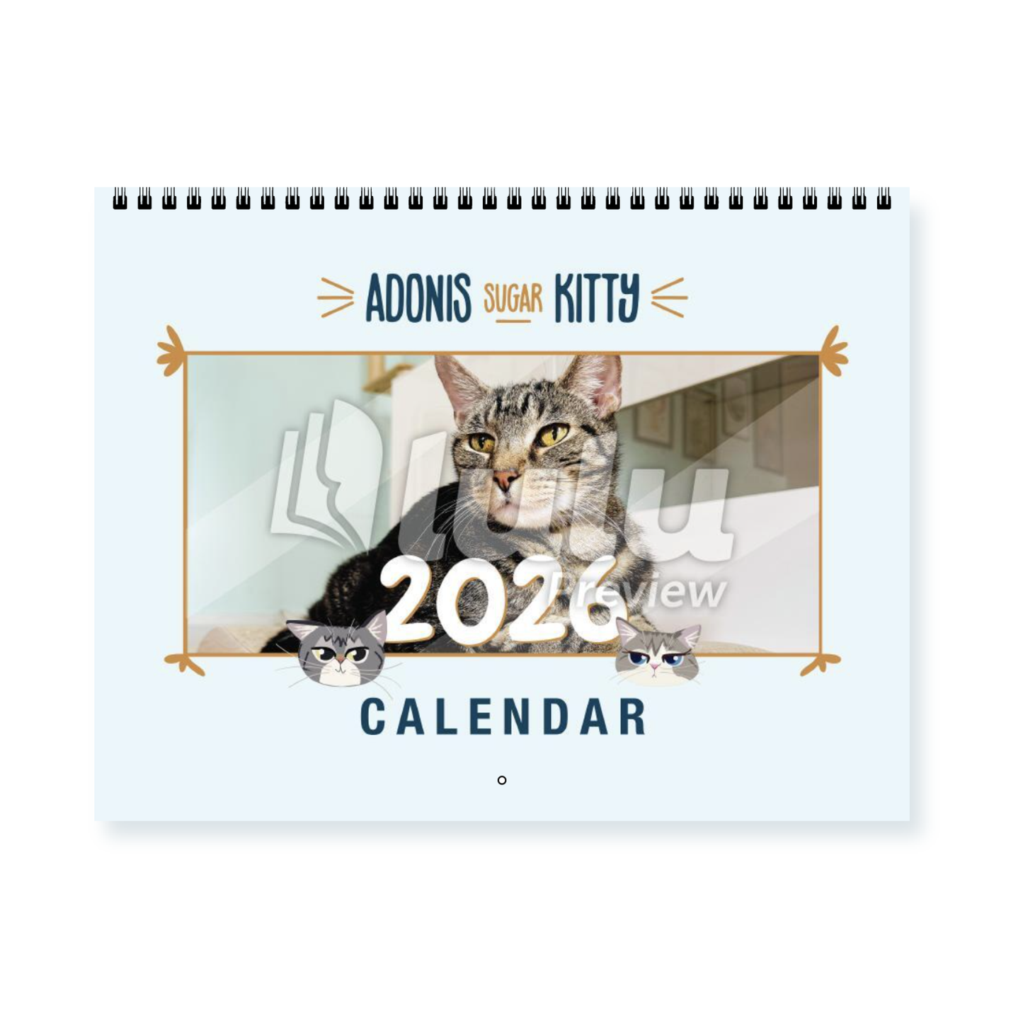 Adonis Sugar Kitty • 2026 Calendar