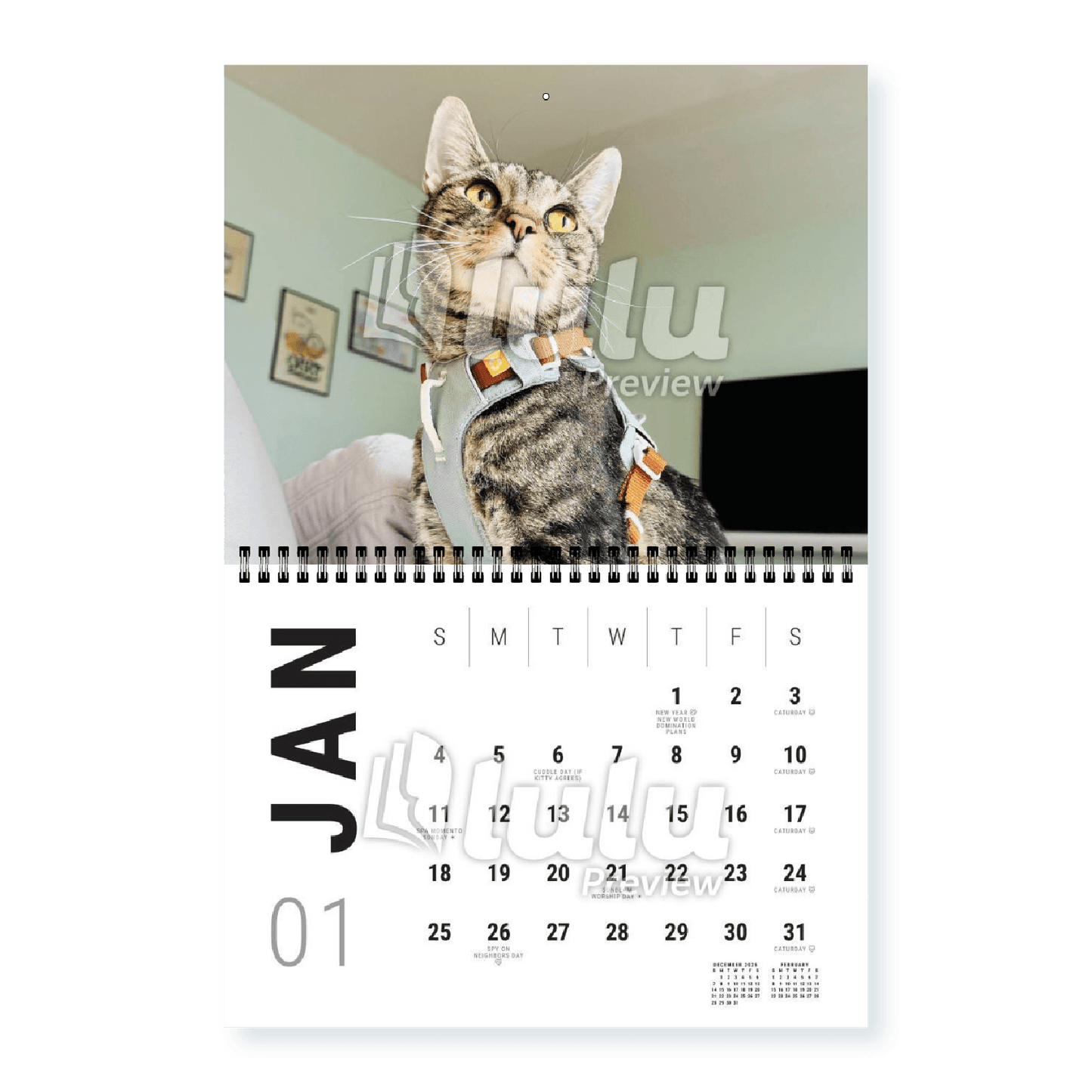 Adonis Sugar Kitty • 2026 Calendar