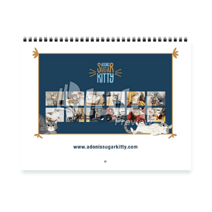 Adonis Sugar Kitty • 2026 Calendar